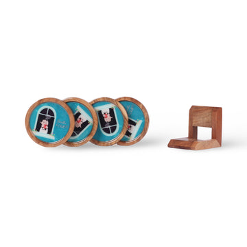 Wooden Coasters - Breath & Chill-3