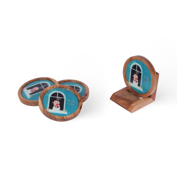 Wooden Coasters - Breath & Chill 1