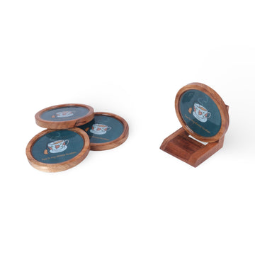 Wooden Coasters -Tea is my Stress Buster-3