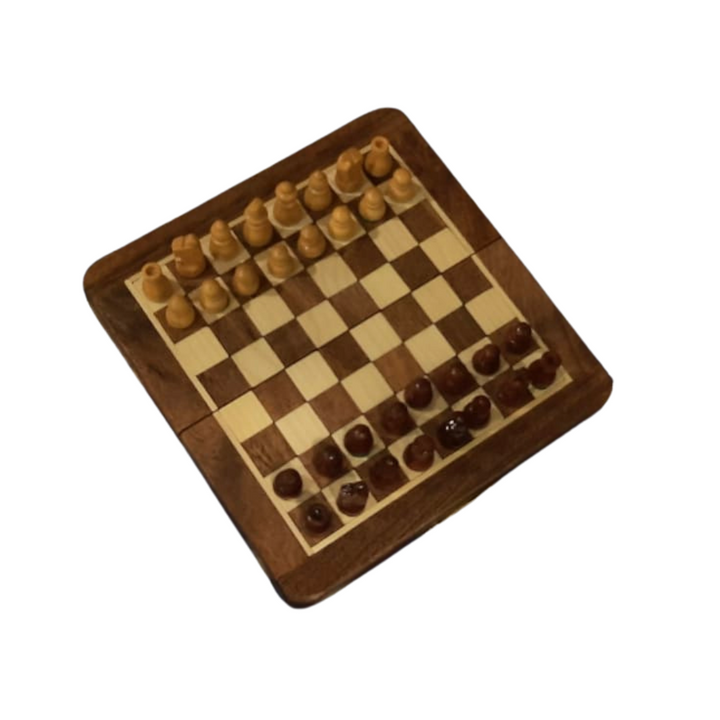 Wooden Magnetic Drawer Chessboard
