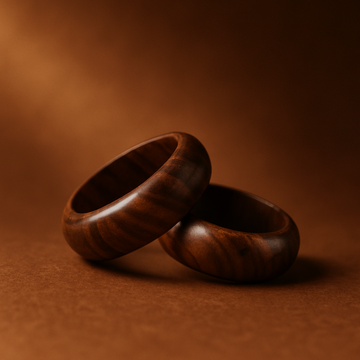 Wooden Plain Bangles (Set of 2) - Hertha Nest