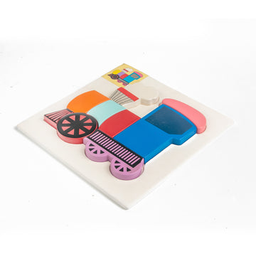 Wooden Board Puzzle - Engine