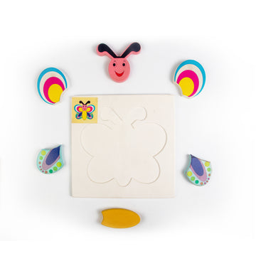 Wooden Board Puzzle - Butterfly