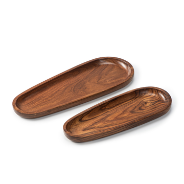 Classic Oval Tray Shishamwood 4