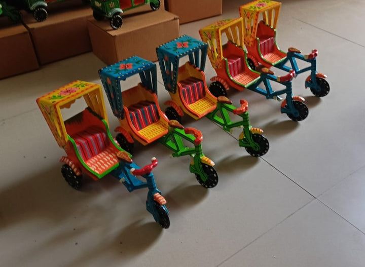 Wooden Cycle Rickshaw