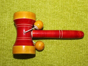 Wooden Damaru Rattle