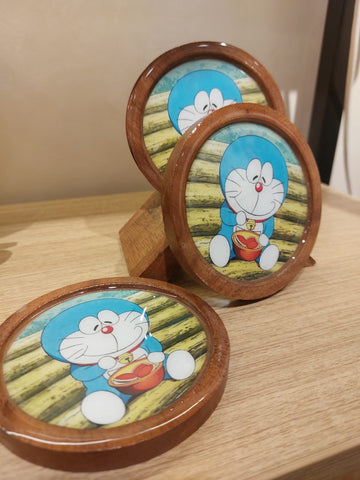 Wooden Coaster (Doraemon Edition) 4