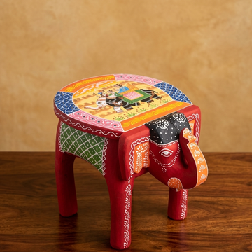 Elephant Stool (Red)