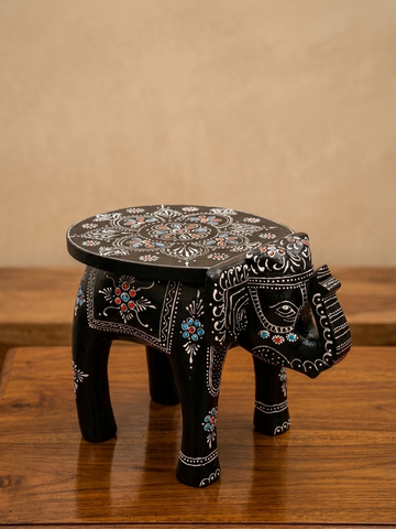 Elephant Stool (Black 1)