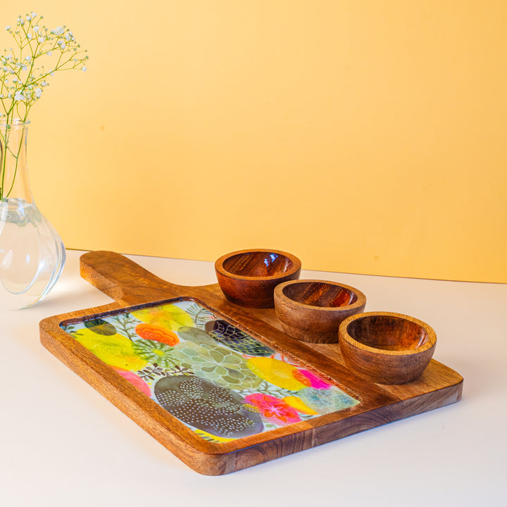 Triple Bowl Snack Platter