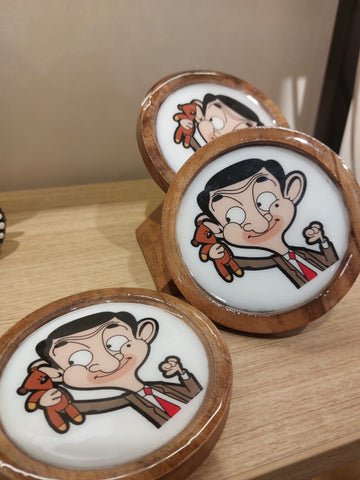 Wooden Coaster (Mr. Bean Edition) 3