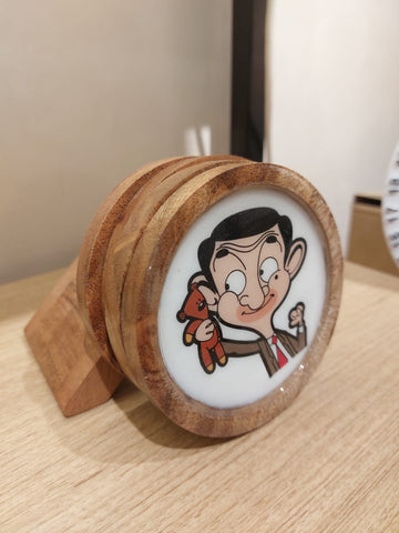 Wooden Coaster (Mr. Bean Edition) 4