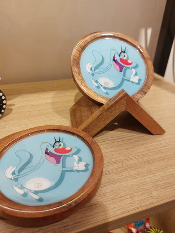 Wooden Coaster (Oggy Edition) 4