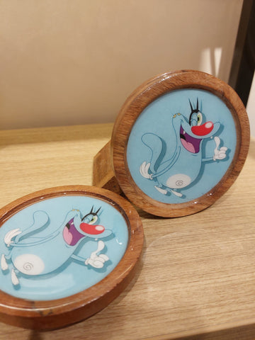 Wooden Coaster (Oggy Edition) 5