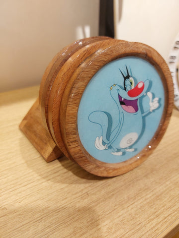 Wooden Coaster (Oggy Edition) 2