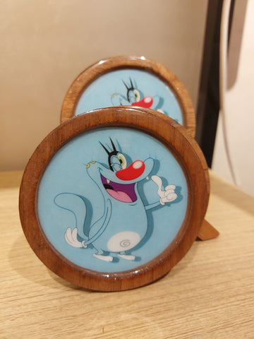Wooden Coaster (Oggy Edition) 3