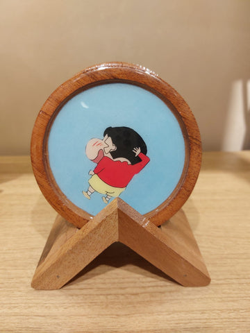 Wooden Coaster (Shinchan Edition) 1