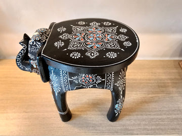 Elephant Stool (Black 1)