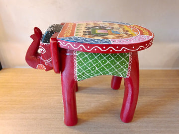 Elephant Stool (Red)