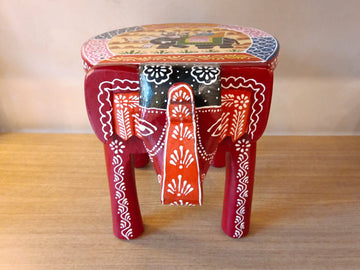 Elephant Stool (Red)
