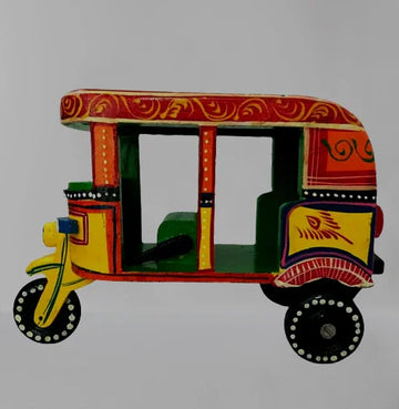 Wooden Auto Rickshaw