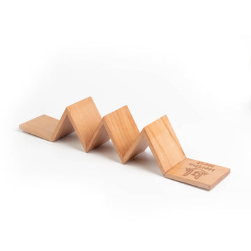 Wooden Zig Zag Platter - Hertha Nest