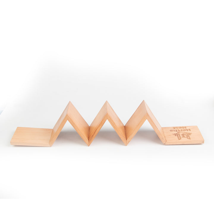 Wooden Zig Zag Platter