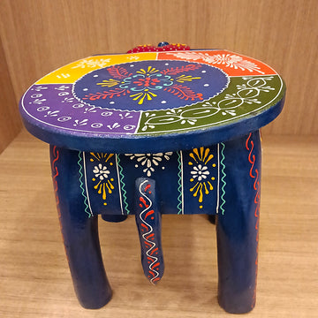 Elephant Stool (Blue) 2