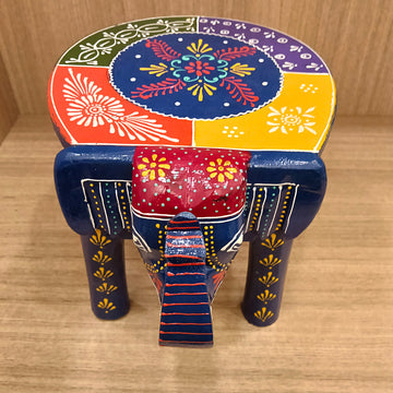 Elephant Stool (Blue) 2