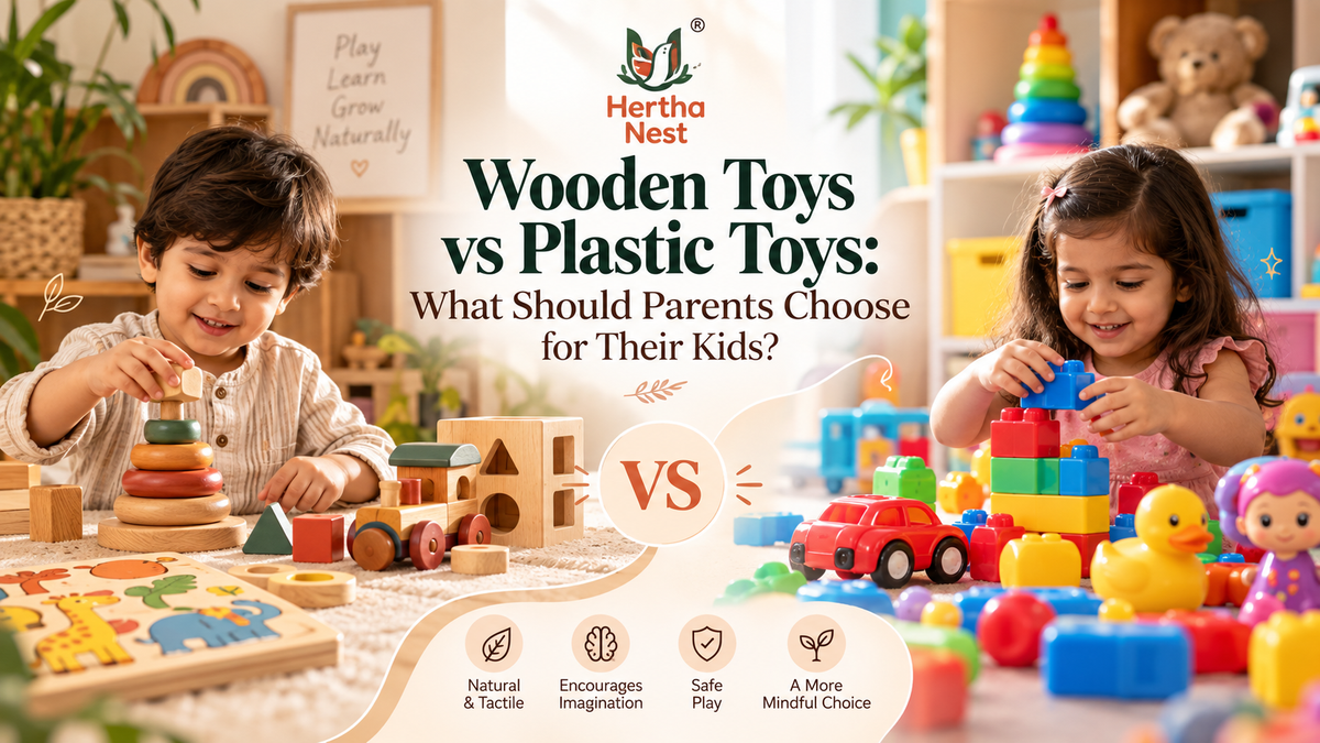 Wooden Toys vs Plastic Toys: What Should Parents Choose?