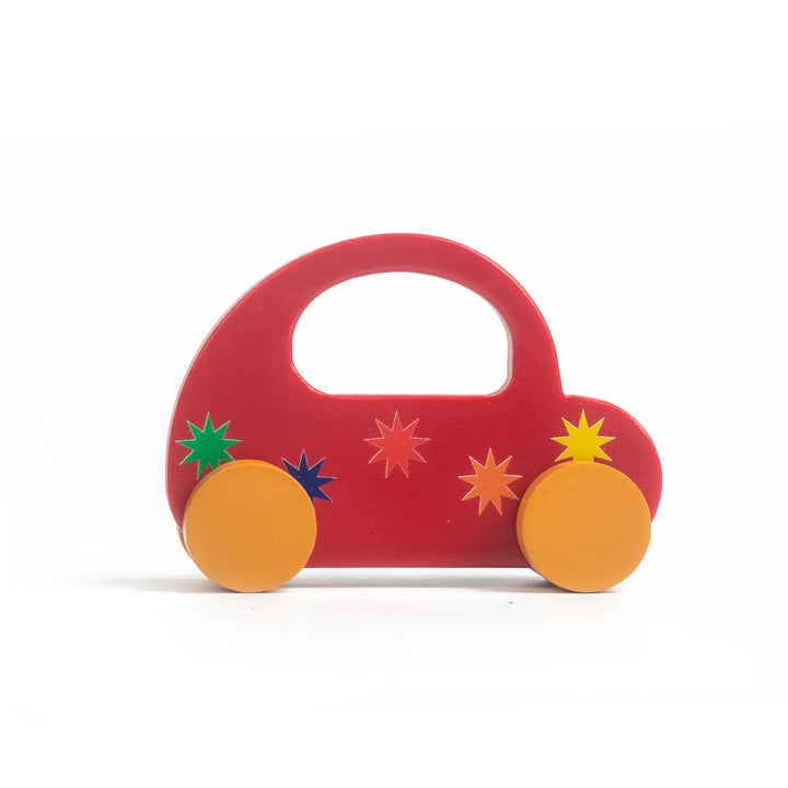 Colourful Pull N Push Vehicle Cars - Set of 10