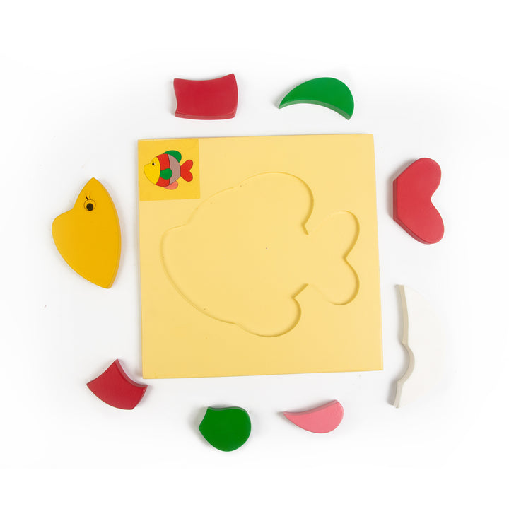 Wooden Board Puzzle - Fish