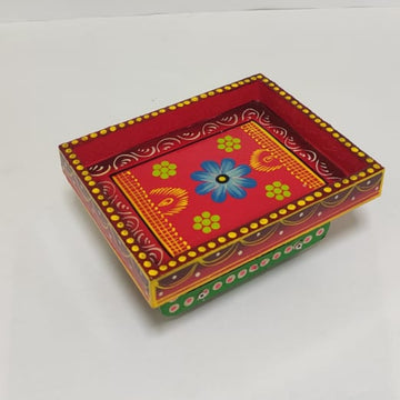 Wooden Hathgaadi (Red)