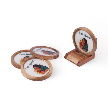 Wooden Coasters - I am Special