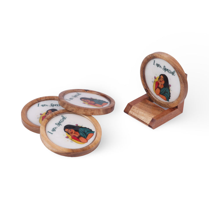 Wooden Coasters - I am Special