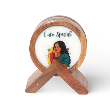 Wooden Coasters - I am Special
