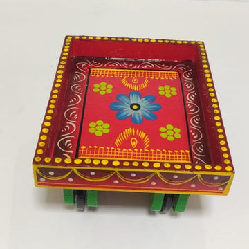 Wooden Hathgaadi (Red)