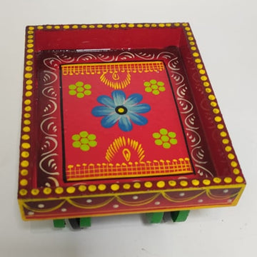 Wooden Hathgaadi (Red)