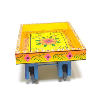 Wooden Hathgaadi (Yellow)