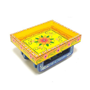 Wooden Hathgaadi (Yellow)