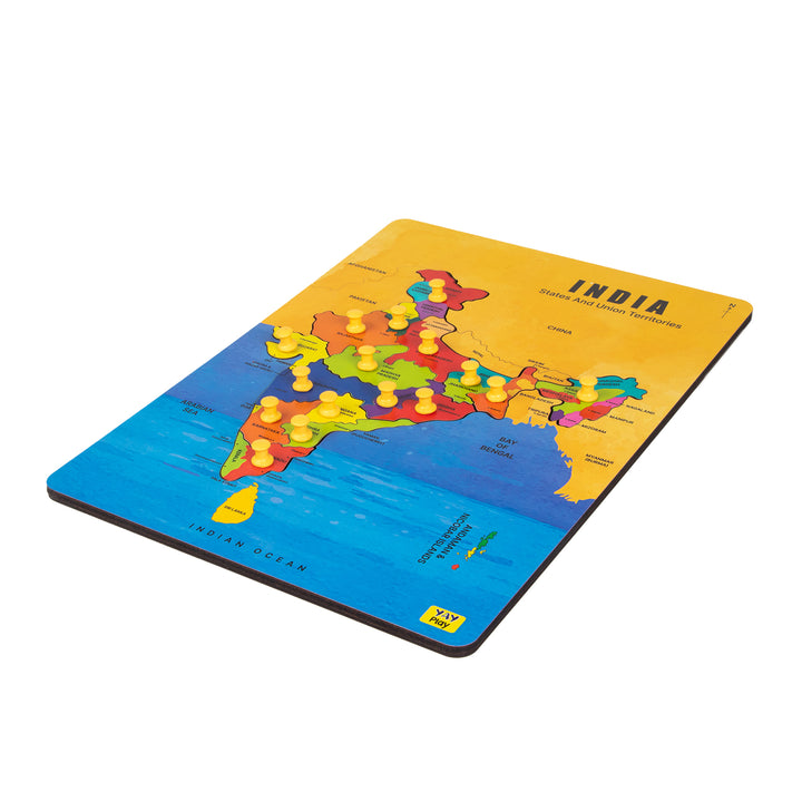 Wooden Pin Puzzles - India (States & Union Territories)