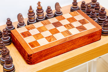 Wooden Magnetic Folding Chessboard - 12" X 12"