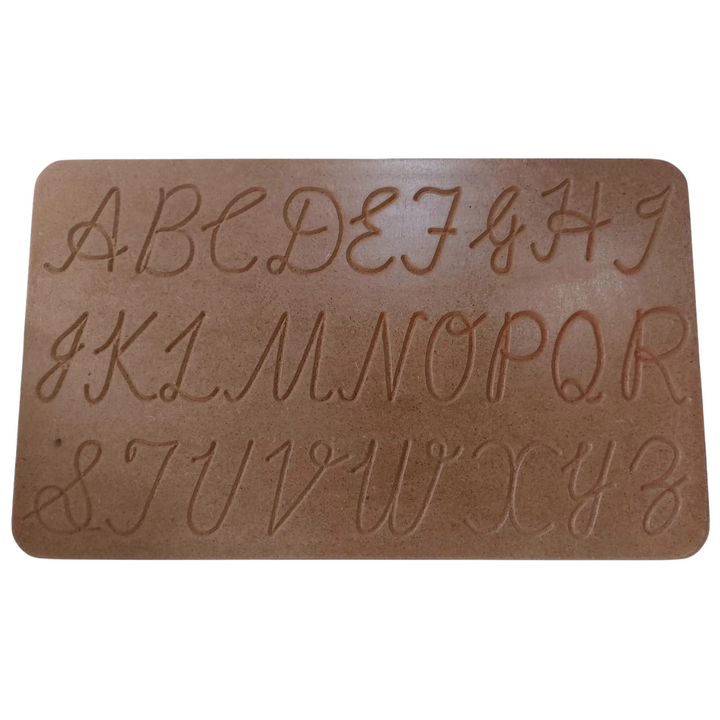 Tracing Board / Stencil - Capital Cursive Alphabets