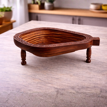 Wooden Spring Fruit Basket - Papaya 1