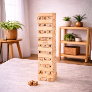 Wooden Block Stacking Game