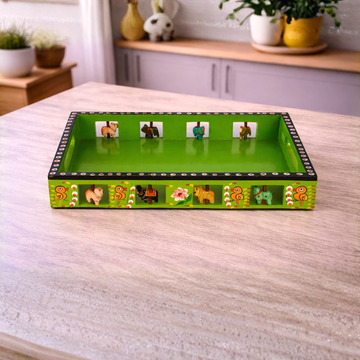 Wooden Hand painted Tray 2