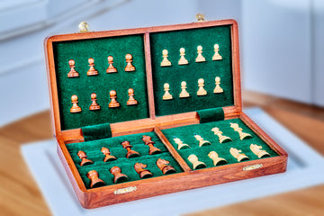 Wooden Magnetic Folding Chessboard - 16" X 16"