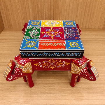 Hand-Painted Multicolour Jewellery / Storage Box