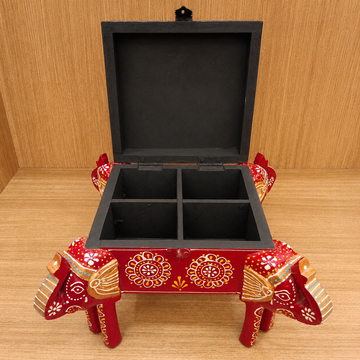 Hand-Painted Multicolour Jewellery / Storage Box