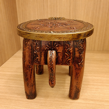 Elephant Stool Copper Look